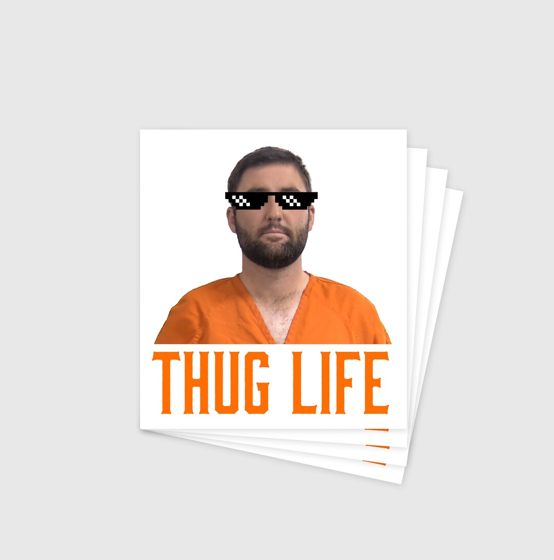 Thug Life Sticker Rapper THUG LIFE Scottie Scheffler Sticker | Vinyl Die Cut Sticker | PGA ...