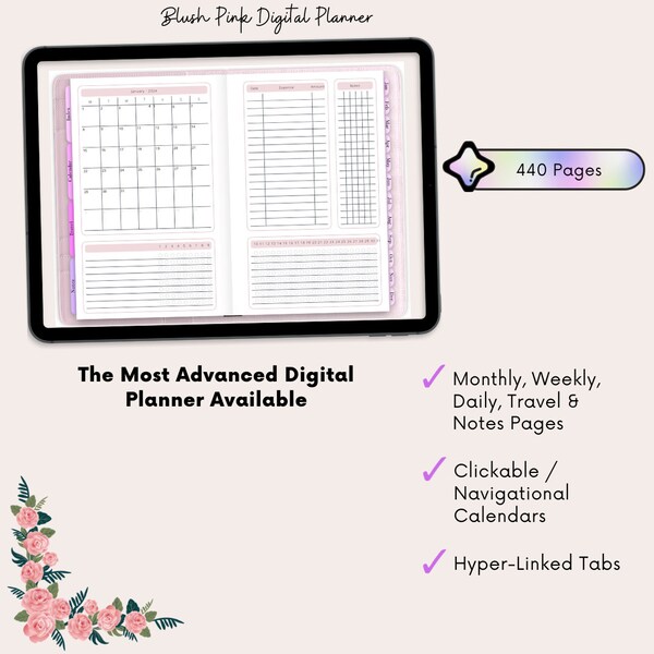 2024 Calendar Tabs Etsy