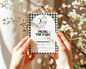 Family Reunion Invitations Digital, Family Reunion Picnic Invitation, Summer Family Gathering Invitation, Editable BBQ Party Invite