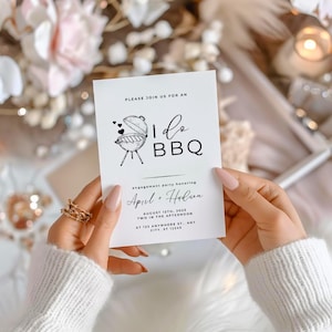 Invitación a la barbacoa, invitación a la fiesta de compromiso con barbacoa, invitación a la fiesta de compromiso dibujada a mano, despedida de soltera con barbacoa, cena de ensayo con barbacoa, fiesta de compromiso con barbacoa