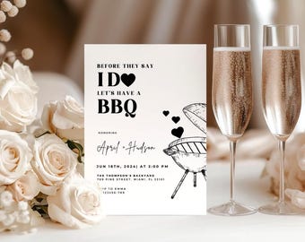 Bbq And Brews Before I Do, I Do BBQ Invitation, I Do Bbq Engagement, I Do And Bbq, I Do Bbq Wedding Invitation, Bbq Rehearsal Dinner