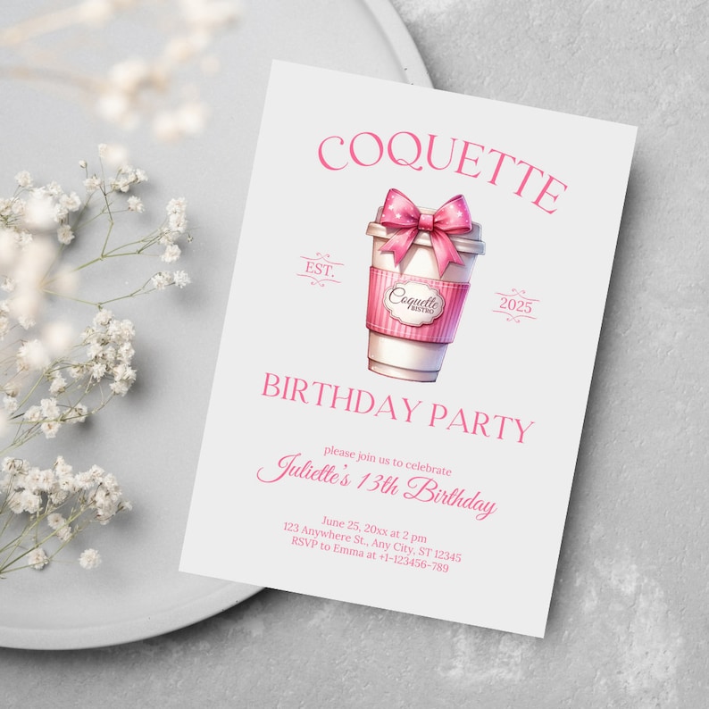 Pink Bow Party Honeycomb Centerpieces Decorations, 9Pcs Coquette Birthday Decorations, Pink Bow Decorations For Birthday Bachelorette