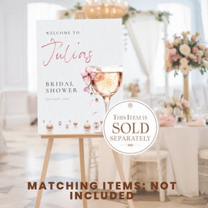 Pearls and Prosecco Bridal Baby Wedding Shower, Petals and Prosecco Bridal Shower Invitation, Petals and pearls Prosecco Bridal Shower