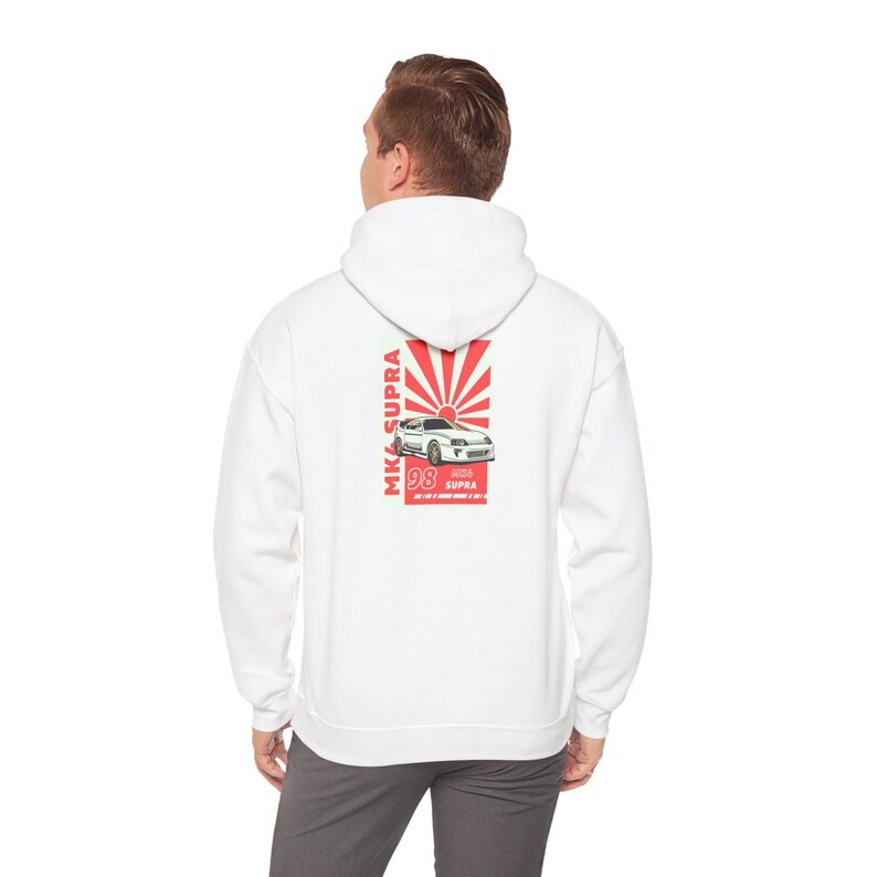 Supra MK4 Hoodie Vintage JDM Car Enthusiast Apparel Retro Toyota