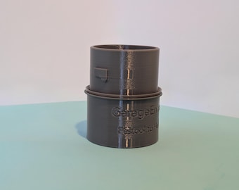 Adapter for Hercules 12 Gallon OSHA-Compliant HEPA Dust Extractor to use a Festool dust extractor (compatible) hose.