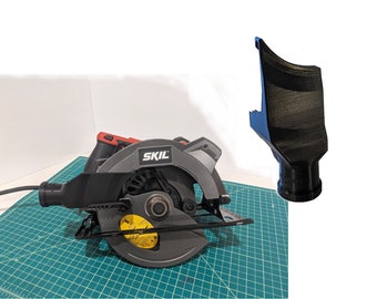 Staubsaugeradapter für Skil 5280 7-1 / 4-Zoll-Kreissäge mit Kabel