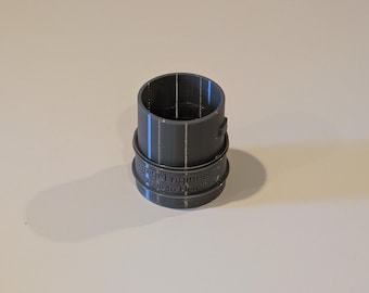 Adapter for Hercules 12 Gallon OSHA-Compliant HEPA Dust Extractor to use a 2" Craftsman (compatible) hose.