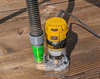 Festool Cleantec 27D (compatible) to DeWALT DNP615 vacuum adapter