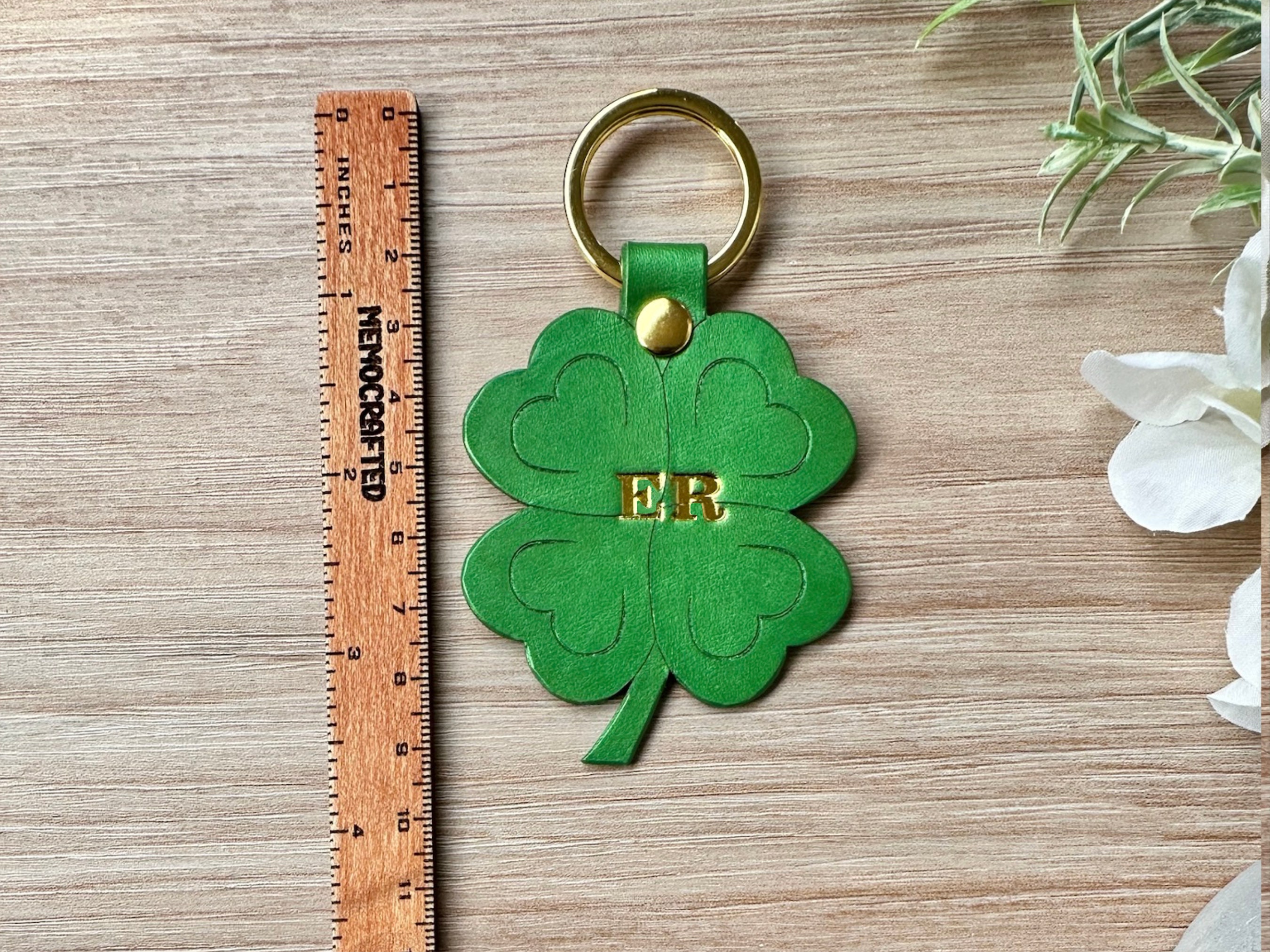Portachiavi Quadrifoglio Portafortuna In Lega – Ciondolo A Foglia Verde Per Chiavi, Zaino O Borse, Regalo Simpatico Per Tutte Le Occasioni
