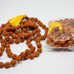 Rudraksha Mala Meditation Beads For Mantra Jaap Chanting