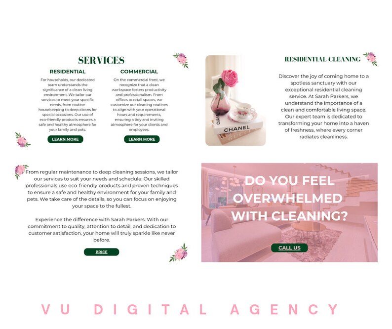 Cleaning Business Website Template Canva Website Template for Cleaners Cleaning Business Website Template Canva Website Template for Cleaners