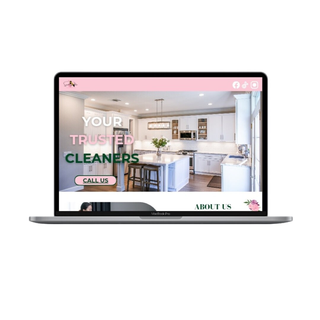 Cleaning Business Website Template Canva Website Template for Cleaners Cleaning Business Website Template Canva Website Template for Cleaners