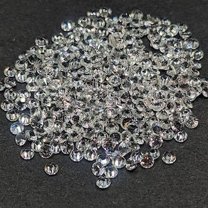 2.35-2.40mm Natural W Sapphire Melee Round Loose Gemstones