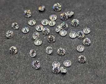 1.8-1.9mm Natural Brilliant Diamond Round Melee Loose Gemstones