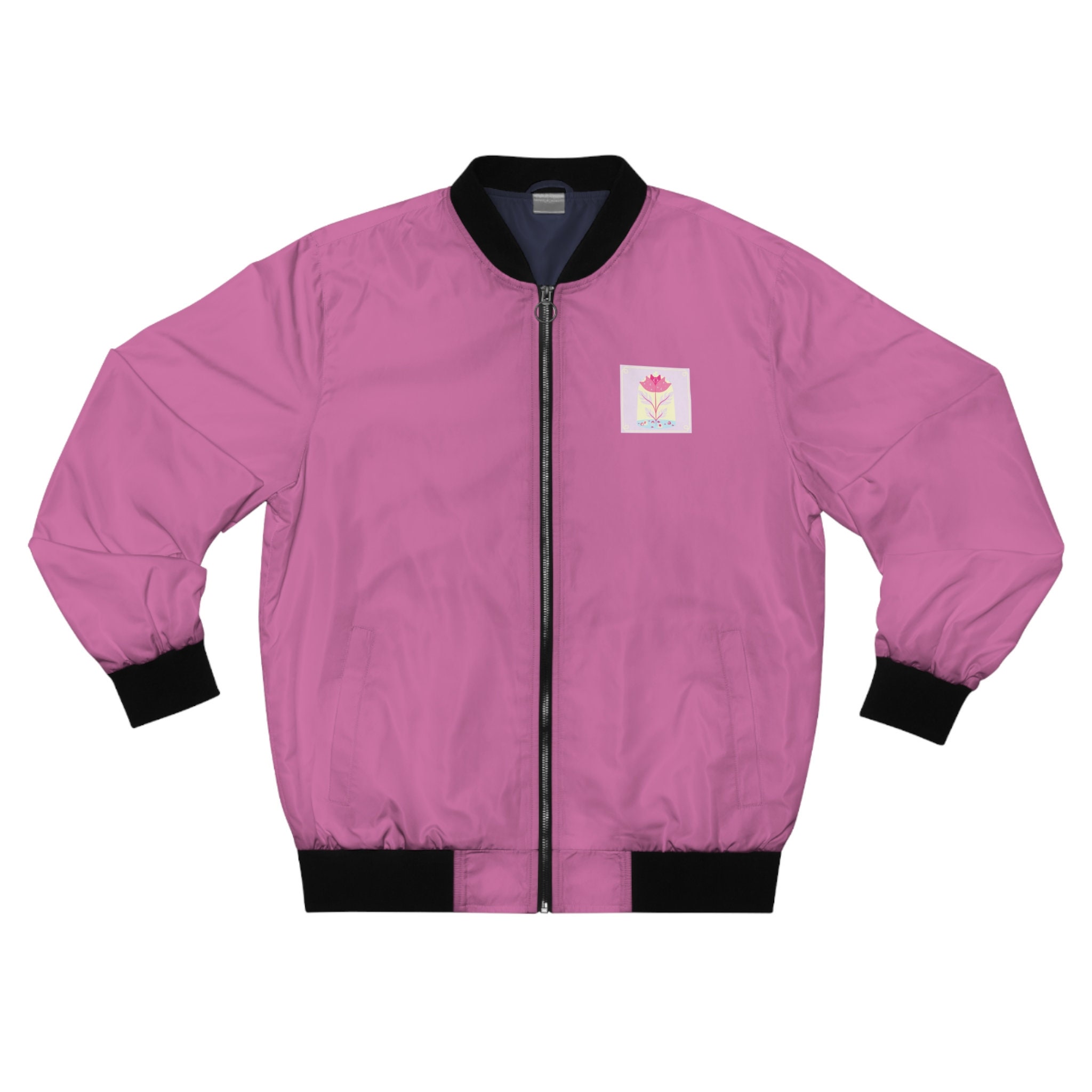 Discover Lotus Kitty Pastel Women's Bomber Jacket