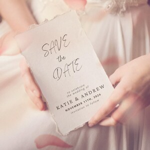 Editable Save the Date Wedding Card Template, Digital Download
