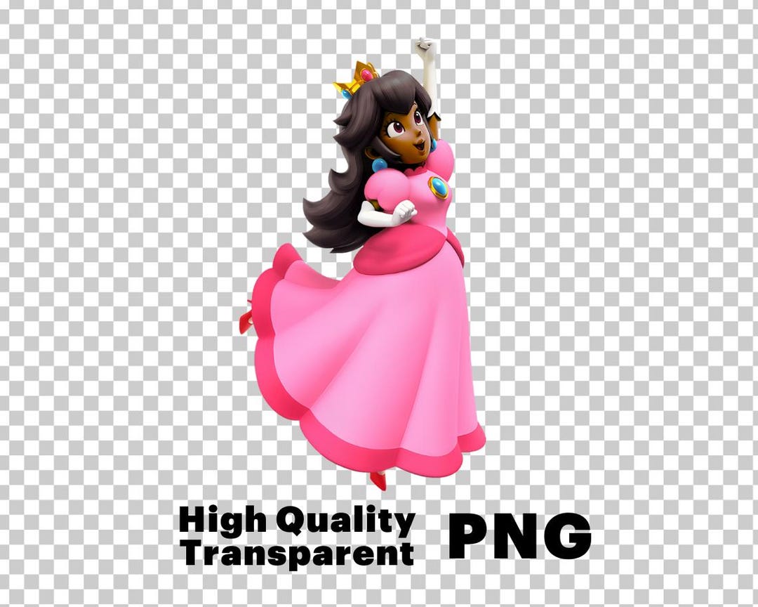 ピーチ姫PNG、高画質透明画像、アフリカ系アメリカ人マリオ、デジタル