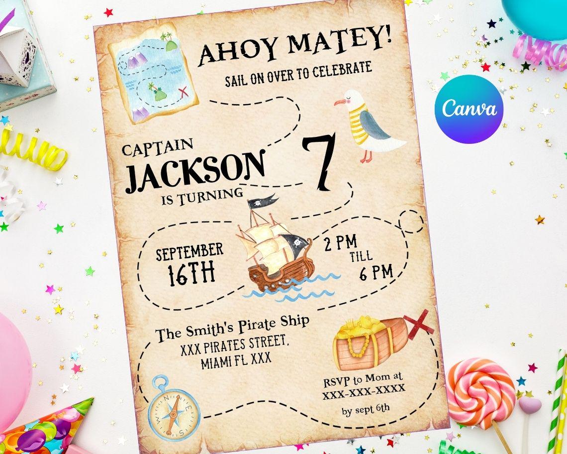 Juego De Búsqueda Del Tesoro Con Tarjetas Rascables | 10 Mapas Personalizables Para Niños De 5 A 12 Años, Interior Y Exterior, Temática Pirata