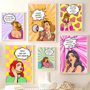 Pop Art, Retro Pop Art, Digital Pop Art, Printable Pop Art, Comic Pop Art, Comic Book Print,