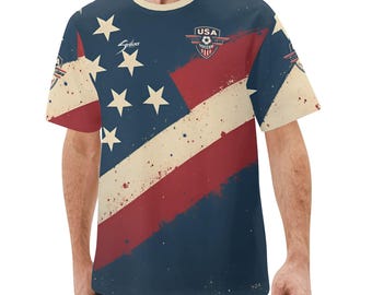USA Soccer Football Jersey Alternative 1913 Vintage Badge