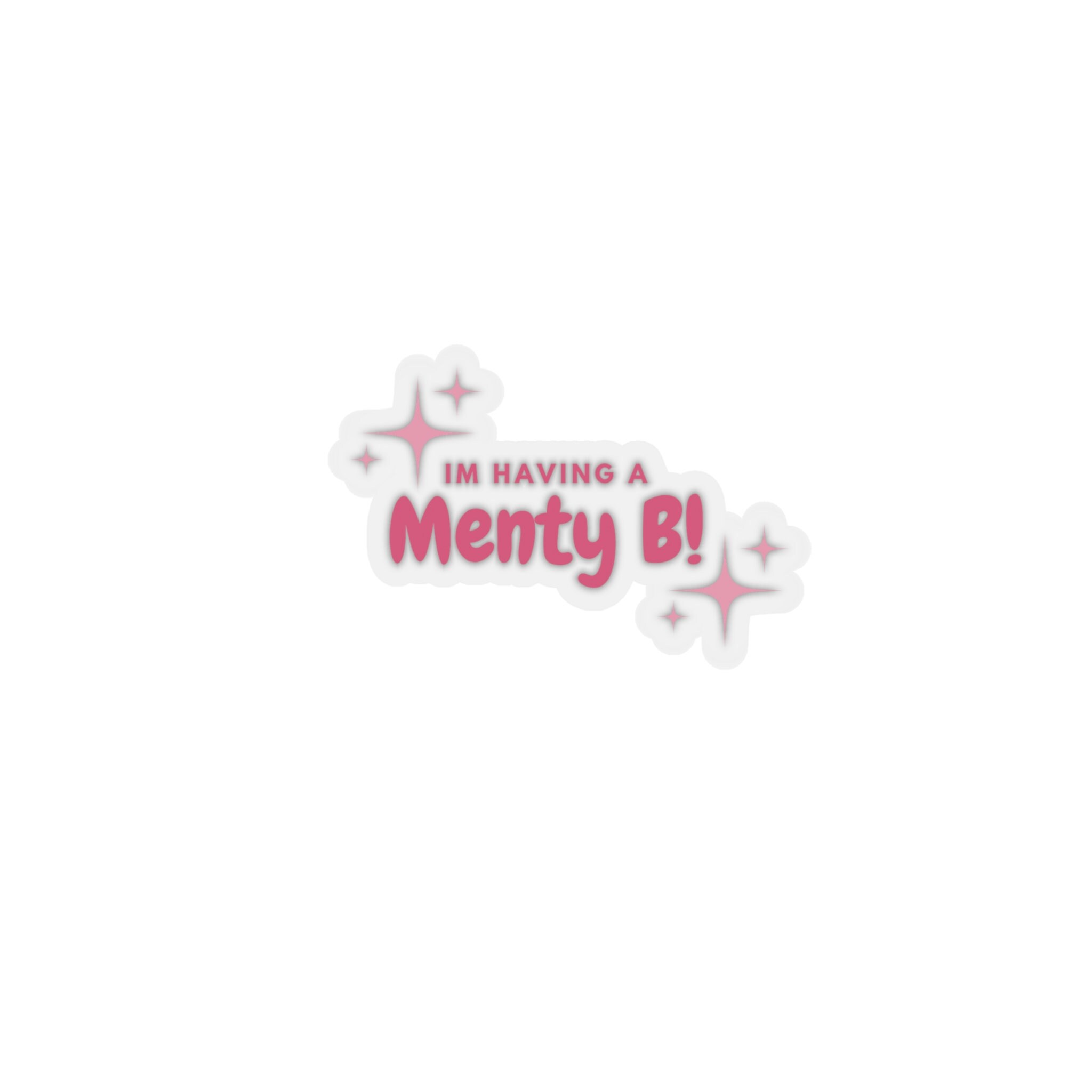 Menty B Kiss-Cut Stickers