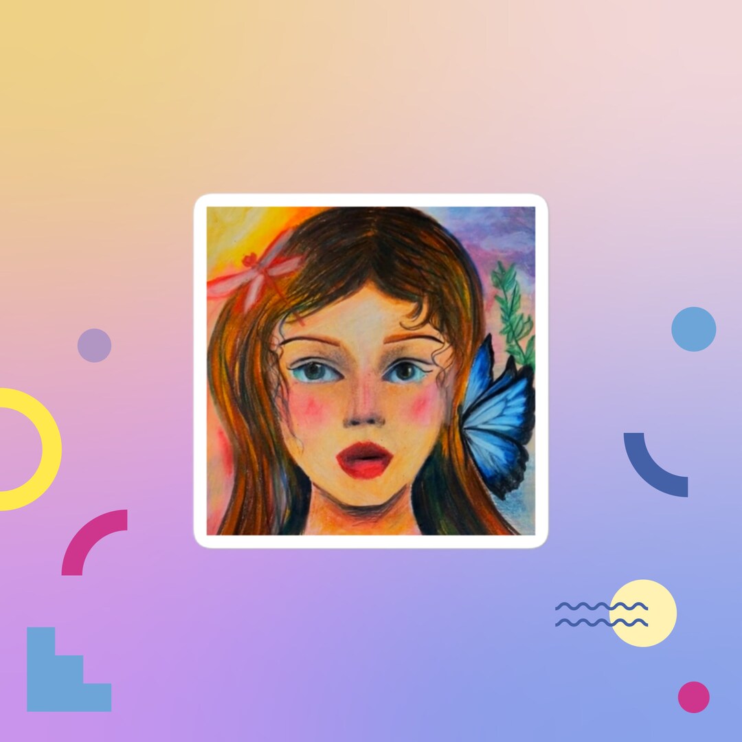 Awakening Art Sticker Etsy