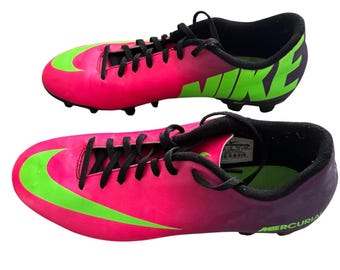 Botas de fútbol Nike Mercurial Vortex IV FG para hombre, color rosa y morado, talla 10 (573873-603)