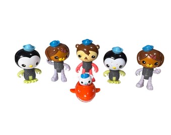 Octonauts Fisher Price Figure Lot Captain Barnacles Kwazii Peso Dashi Gup-A Toy