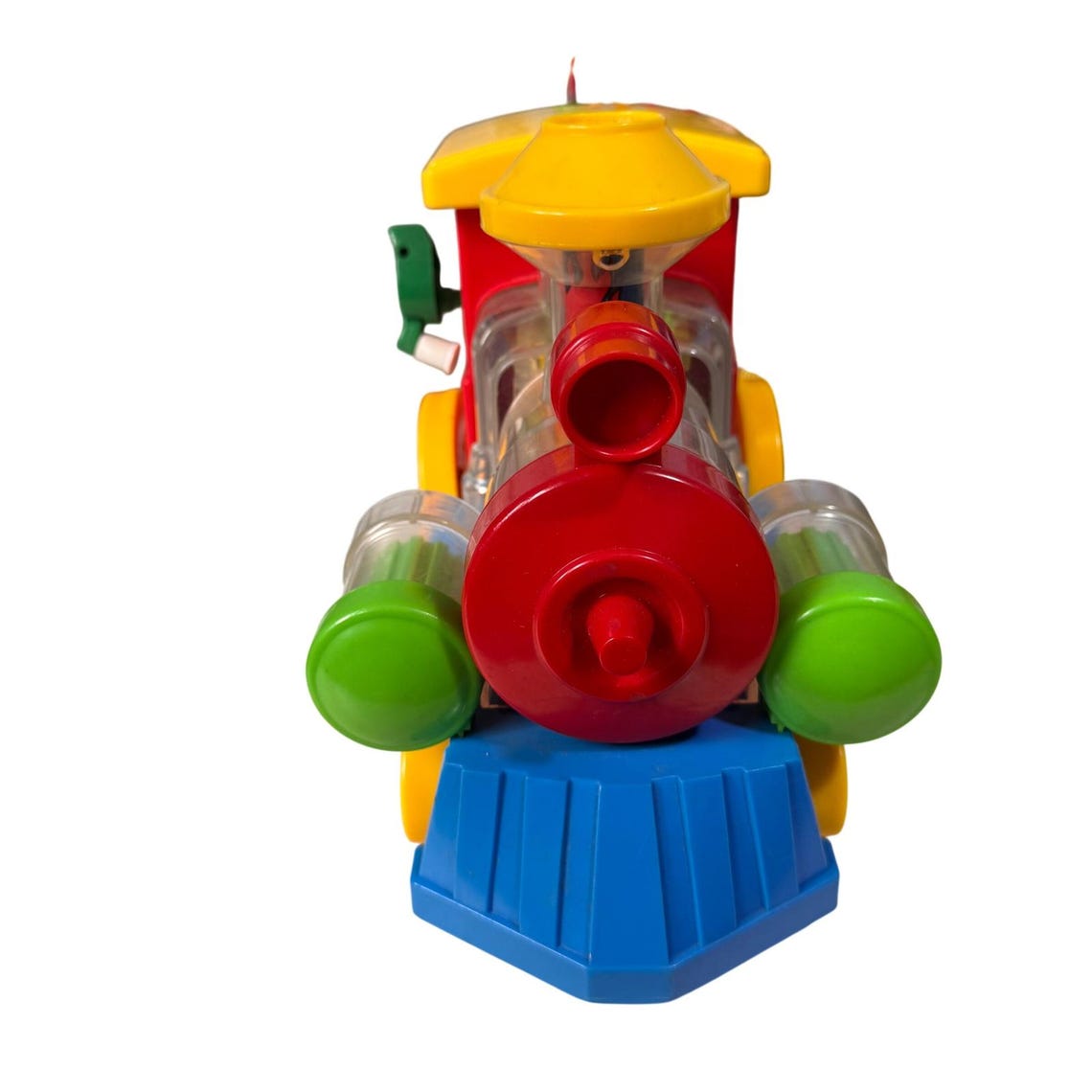 Wind Up Engine Vintage 1982 Playmates Toy Train Wind up Engine Clear Gears Retro 80s ...