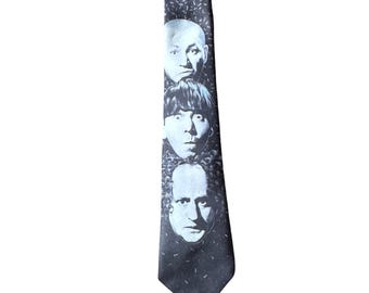 Ralph Marlin Vintage The Three Stooges Tie 100 Percent Polyester Made in USA