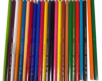 Staedtler Noris Club 144 Colored Pencils Set of 24 Made in Germany ABS Hexagonal