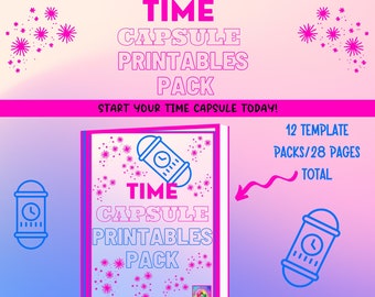 Utskrivbara minneskapslar: DIY-brevmallar (digital nedladdning)