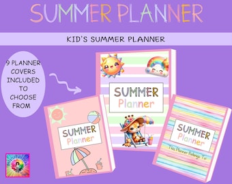 Kids Summer Planner: Activity Journal, Bucket List (Digital Download)