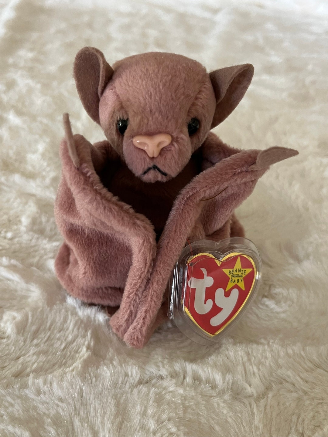 RARE Ty batty the Bat Beanie Baby Retired 1999 Etsy