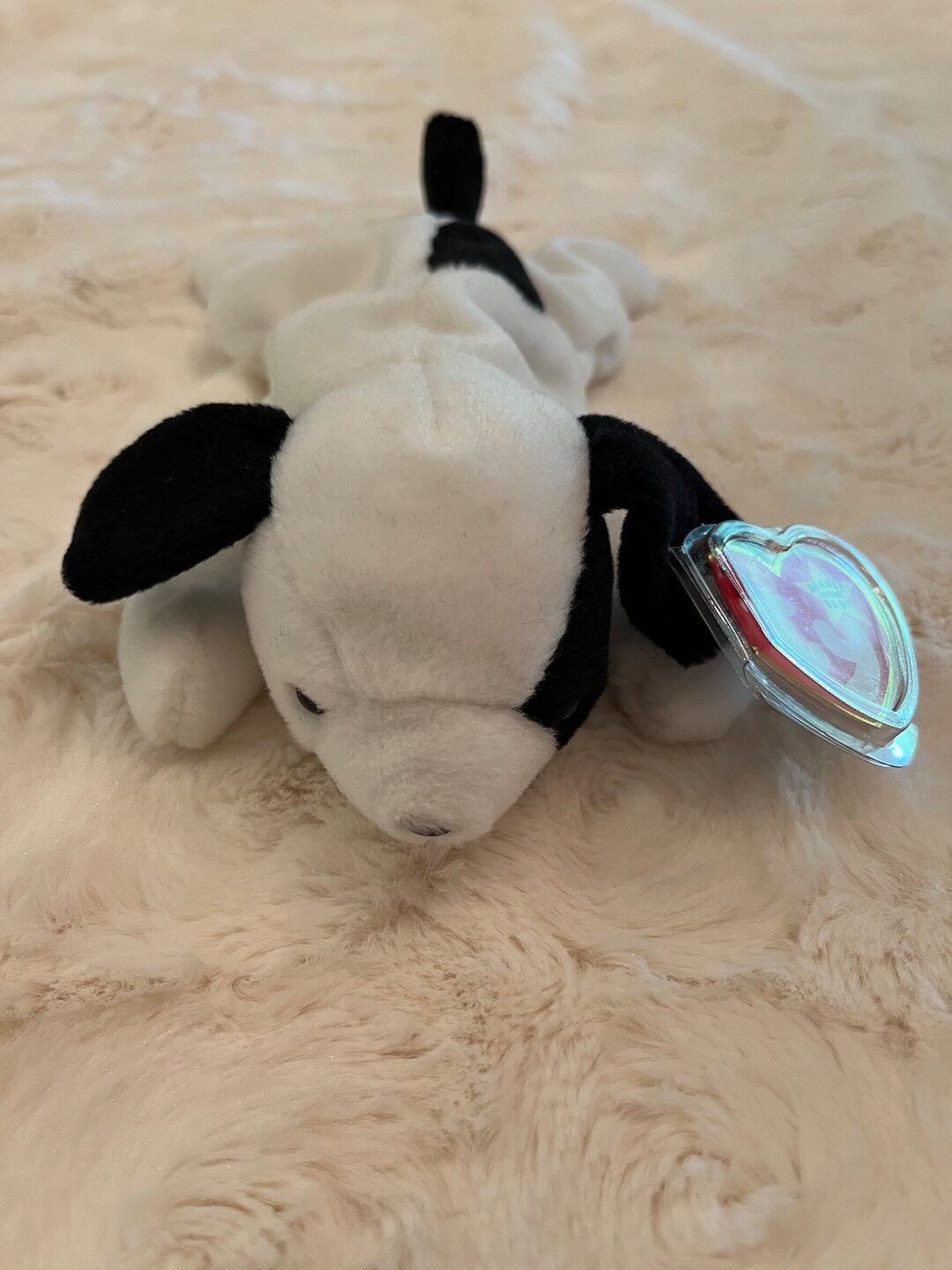 RARE Ty spot the Dog Beanie Baby 1 of the Original 9 Retired 1997 MWMT