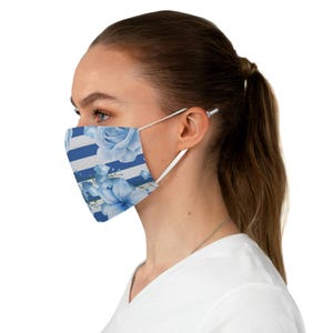 Fabric Face Mask - Greek Flag Mask