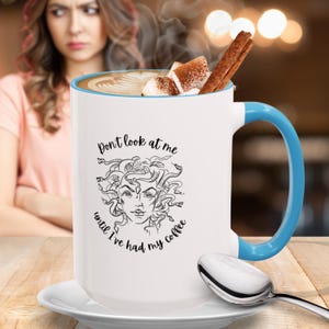 Medusa humorous Greek Coffee Mug (11, 15oz)