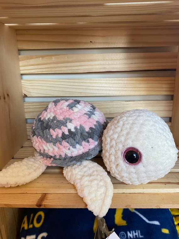 Mystery crocheted turtle