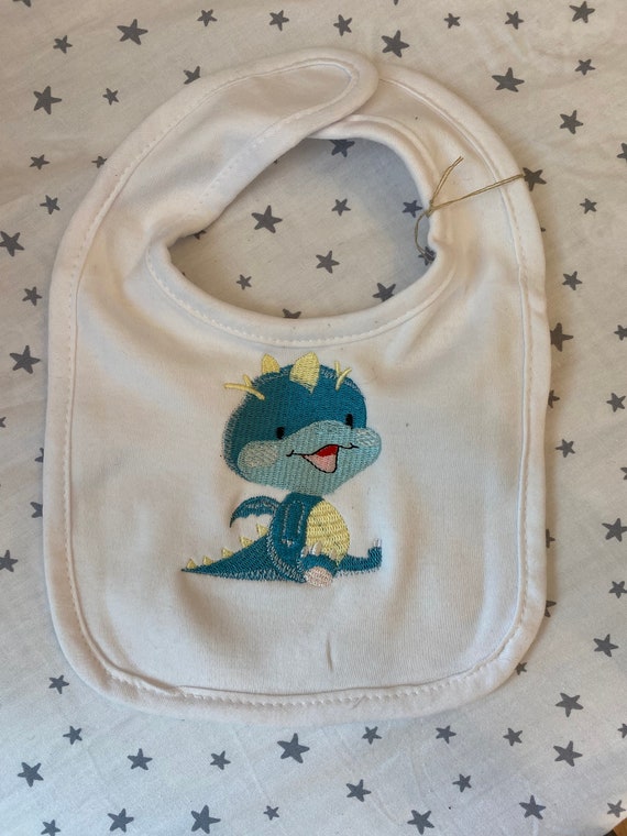 Embroidered infant bibs