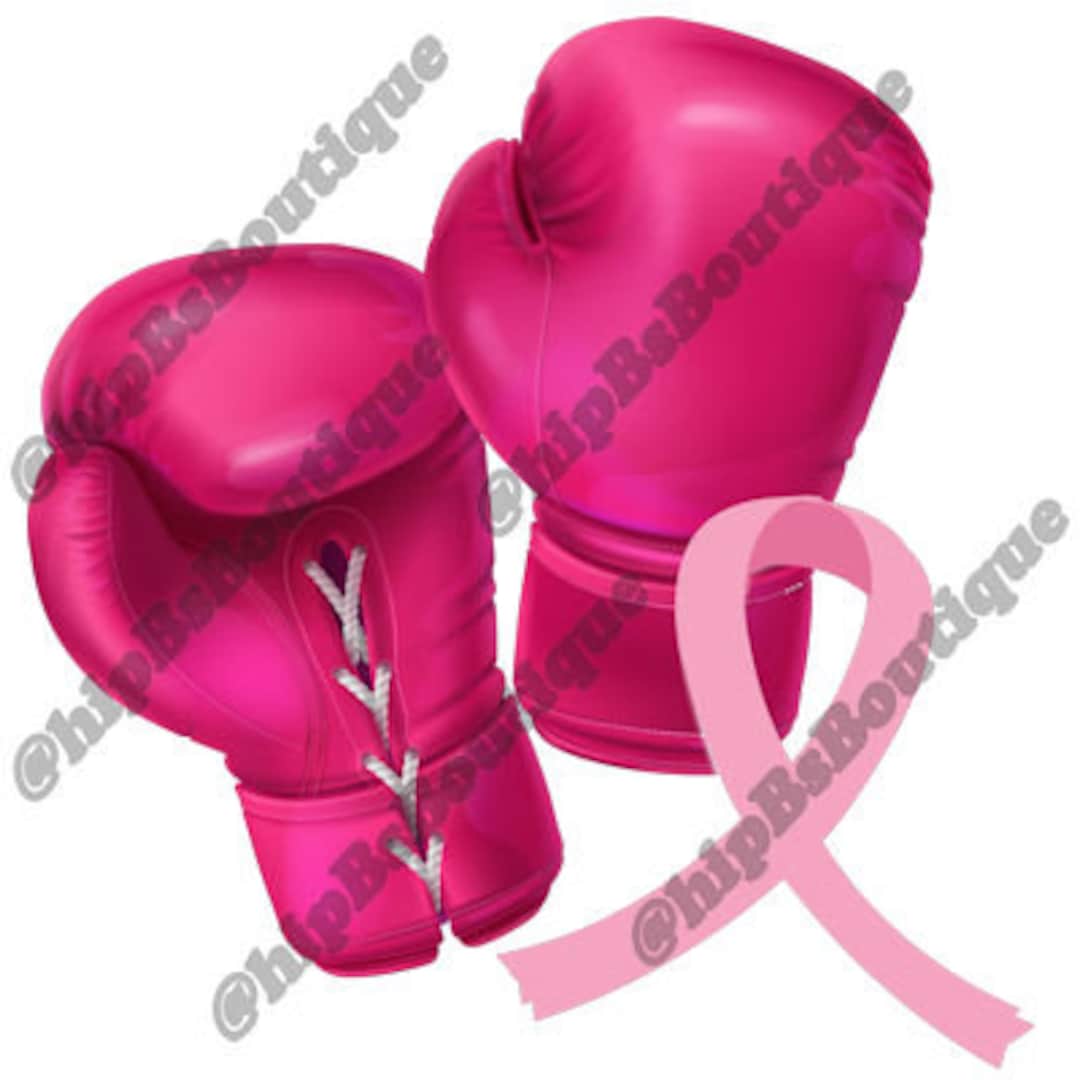 Hot Pink Boxing Gloves Breast Cancer Awareness Etsy