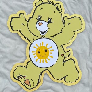 Care Bears Birthday Party Banner DIY Idea- Funshine Bear, Grumpy Bear, —  The Iced Sugar Cookie