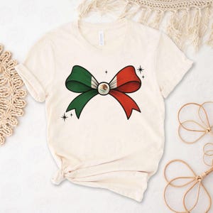 Mexiko-Flaggen-Bogen-Hemd, Hispanic Erb-Monat-Hemd, Camiseta Mexicana Latein, Geschenk für Mexikanische Chicana, Mexiko MX-Hemd, Latein-Liebes-T-Stück