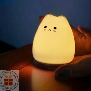 Adorable Cat shape nightlight for bedroom, gift ideas