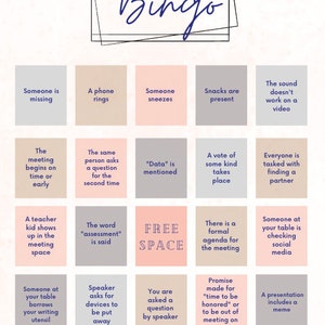 Faculty Meeting Teacher Bingo Cards Printable
