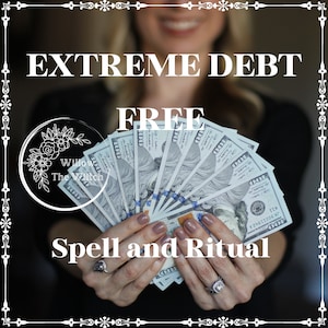 Hechizo LIBRE DE DEUDA EXTREMA, Mismo día, Cartas de oráculo, Brujería del zodiaco, Hechizo de éxito, Hacerse rico, Magia de chakra, Hechizo de dinero, Casa de ensueño