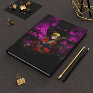 Sketchbook for drawing anime Naruto, notepad for records, anime office,  Naruto, Sketchbook Notepad with the rings