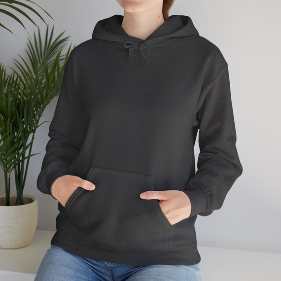 Gildan Blank Hoodie - Unisex Pullover Hooded Sweatshirt, Style 18500, 50/50 Cotton Polyester - View #4