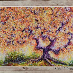 Japanese Maple Tree Art Print: Signed Limited Edition Giclee Print