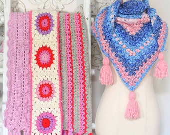10 Scarf Crochet Pattern BUNDLE, How to Crochet a Scarf, Crochet Scarf Patterns | PDF DOWNLOAD