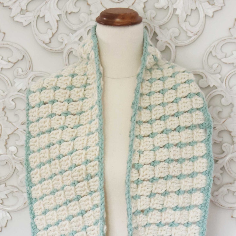 Crochet Infinity Scarf Pattern, Easy Chunky Scarf Crochet Pattern ...